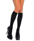 Chaussettes hautes noires - Adulte - Accessoires - Boo'tik d'Halloween