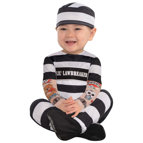 Costume de petit briseur de loi (prisonnier) - Bébé/bambin