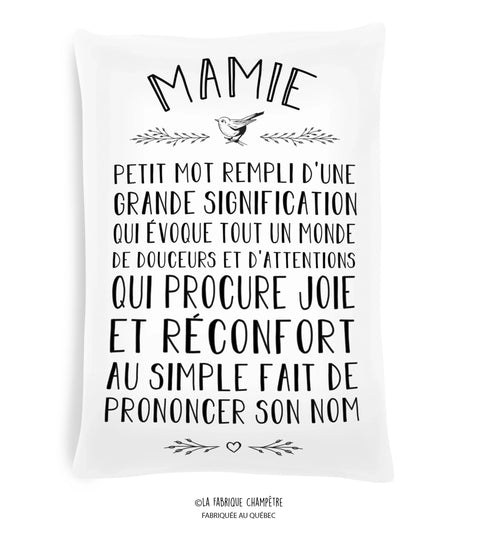Coussin - “Mamie“