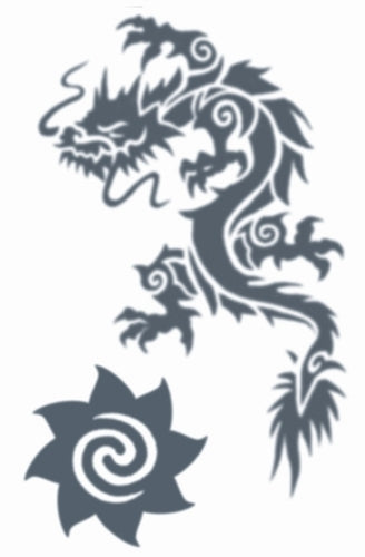 Tattoo Tribal - Dragon