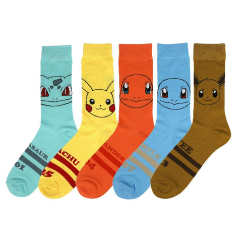 POKÉMON - Character Socks 5 Pack