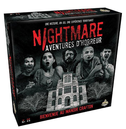 Nightmare - Aventures d'horreur - Manoir Crafton - Jeux de société - Boo'tik d'Halloween