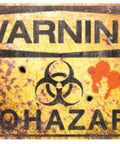 Panneau métallique Danger - Zombie - Décoration