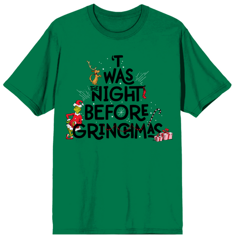THE GRINCH - T Was The Night Before Grinchmas Tee PPK
